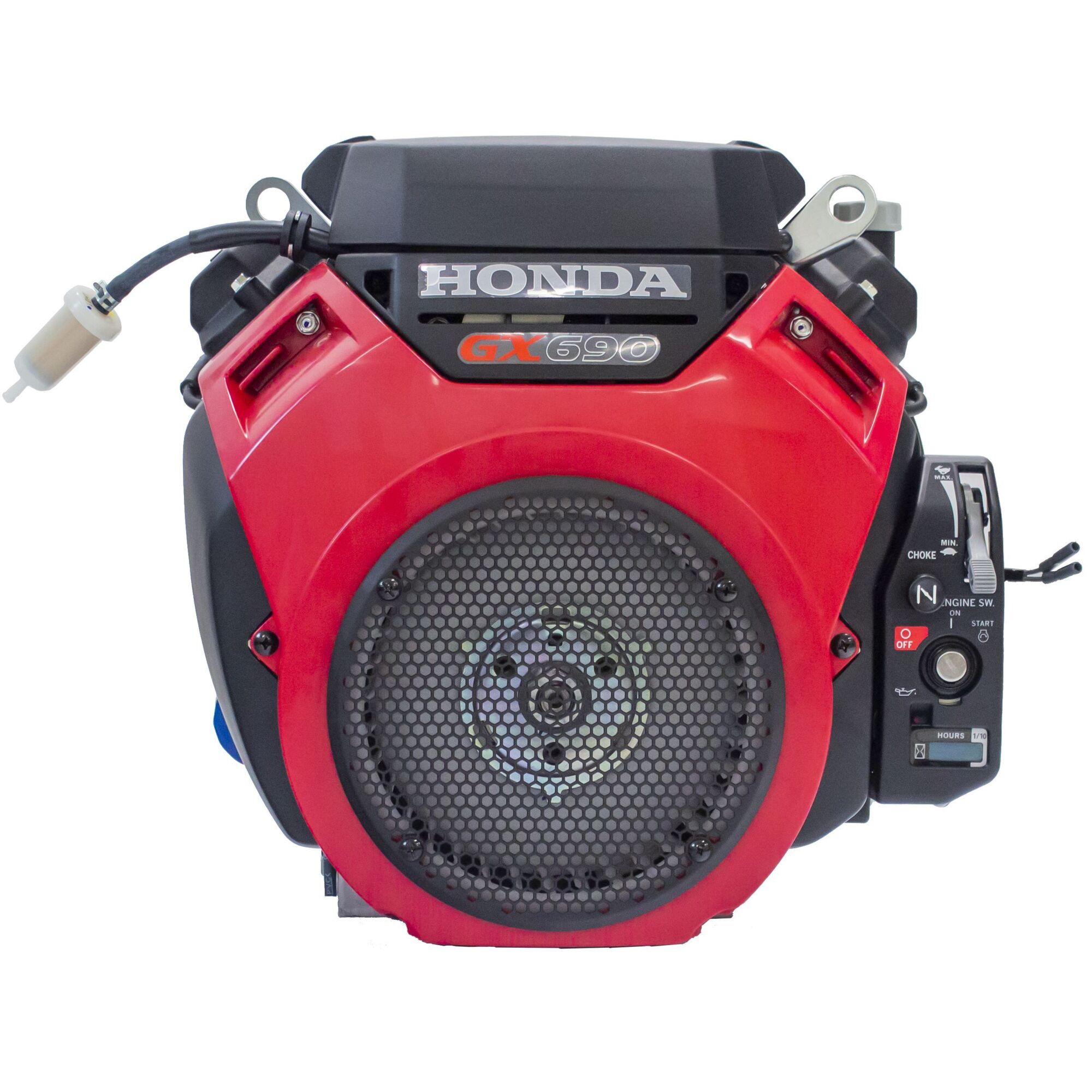 Honda Engines, Honda GX690 Horizontal V-Twin, Engine Displacement 688 cc, Shaft Diameter 1-1/8 in., Model# GX690RHXTXA2